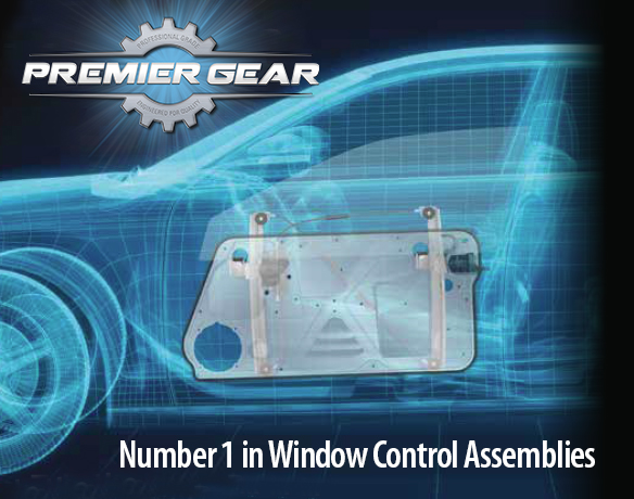 Fits Mazda Driver Side Front Manual/Crank Premier Gear PG-749-141 Window Regulator 